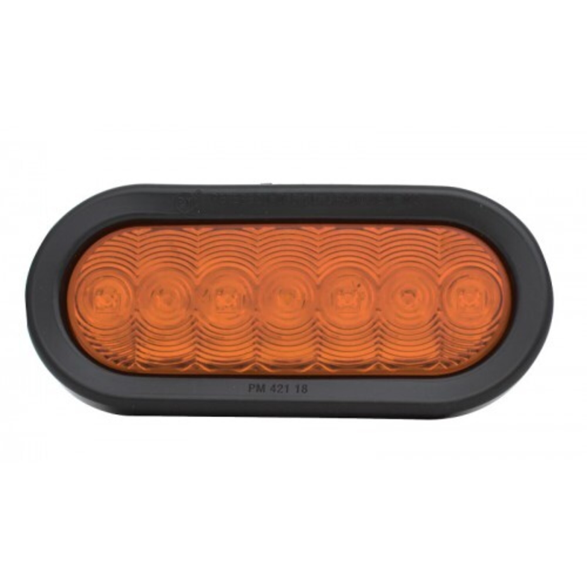 Uriah Products Oval LED Marker Light Kit — 6.5in. x 2.5in., Clear Lens, PL-2 Connection, Model# UL420100